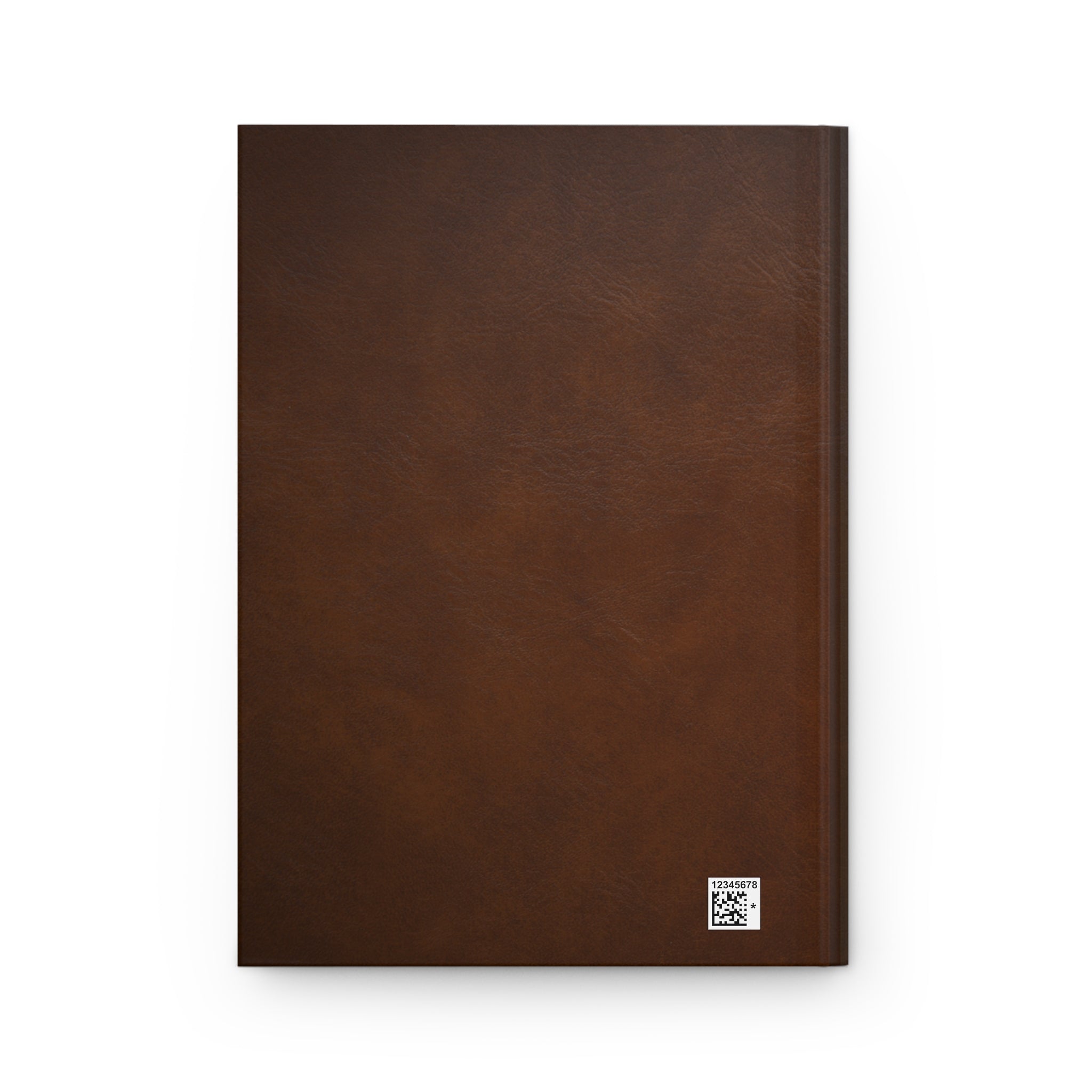 Vintage Brown Hardcover Notebook — 'Notebook' Embossed Journal for Writing, Notes & Gifts